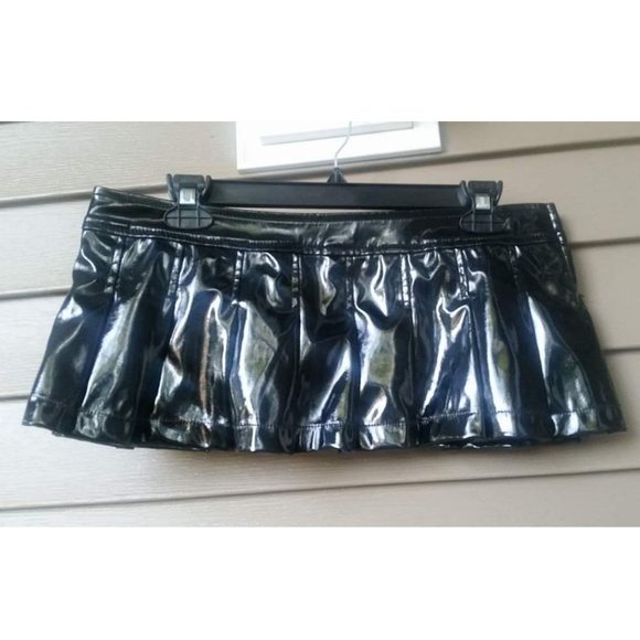 Lip Service Dresses & Skirts - Lip Service Vinyl Pleated Mini Skirt